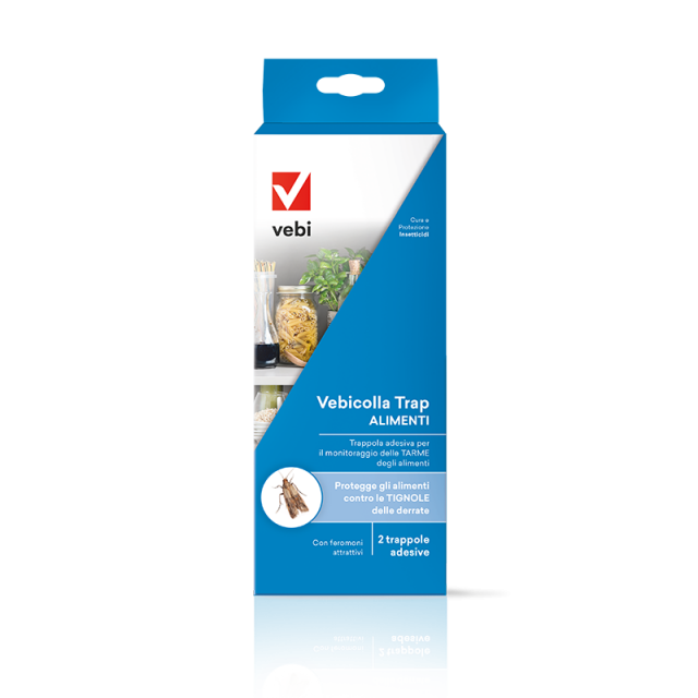 Adhesive sheets for food moths