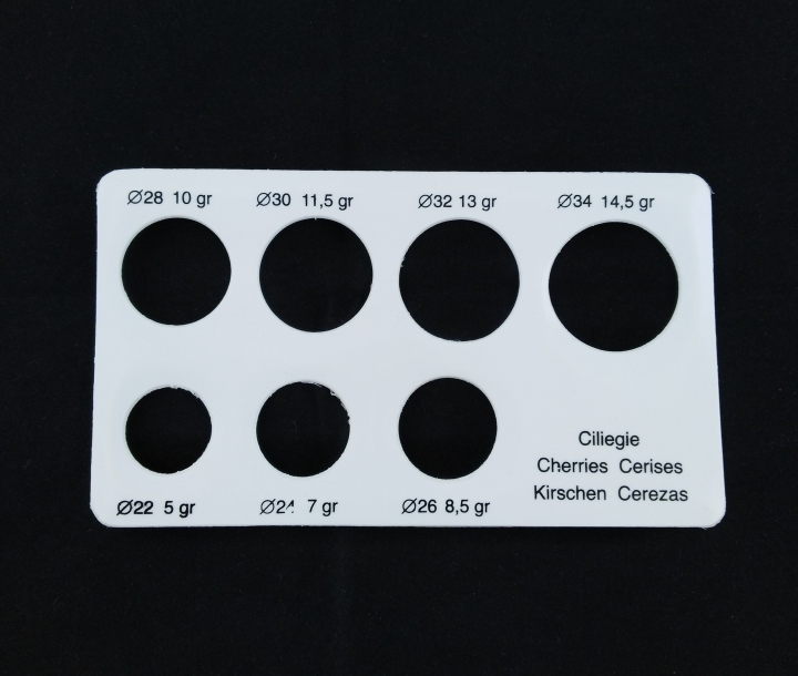 Cherry gauge from 22 to 34 mm
