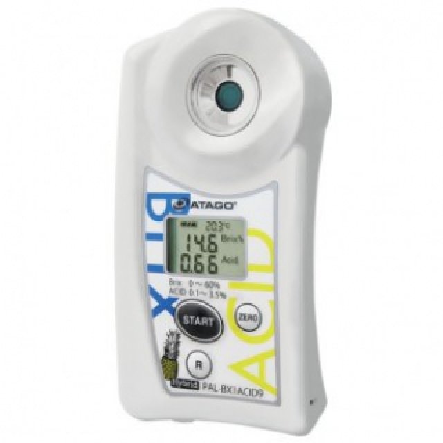 Digital acidimeter / refractometer for pineapple