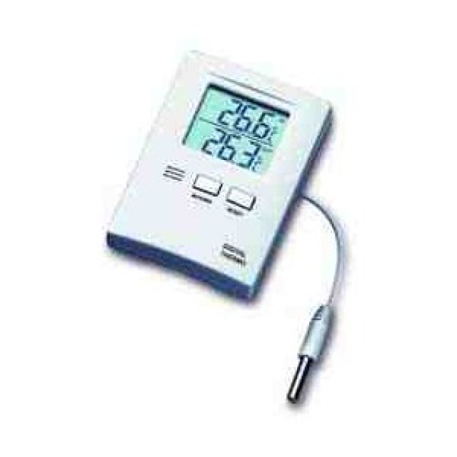 Minimum/maximum thermometer with probe
