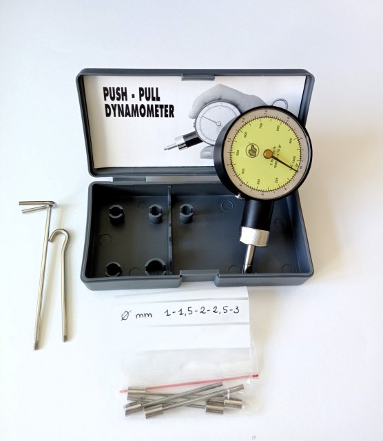 Penetrometer-dynamometer for olives