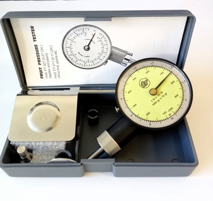 Penetrometer for strawberries and small fruits