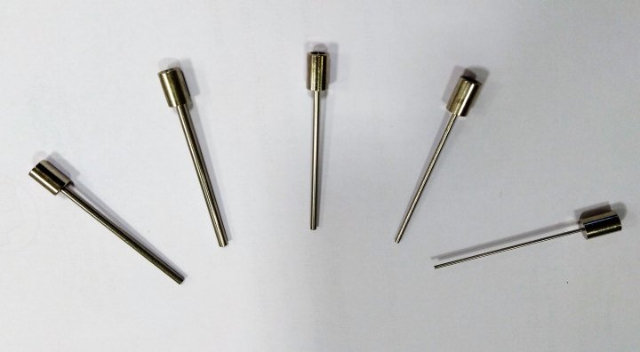 Set of tips (1-1.5-2-2.5-3 mm) for penetrometer